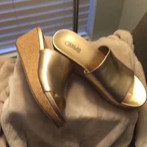 Carlos Santana Wedges Slides